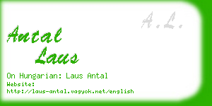 antal laus business card